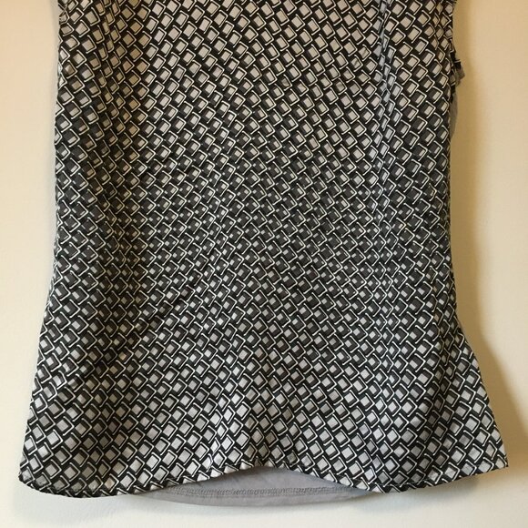 Mexx Silk Chain Mail Babe Print Sleeveless Blouse - Picture 4 of 13